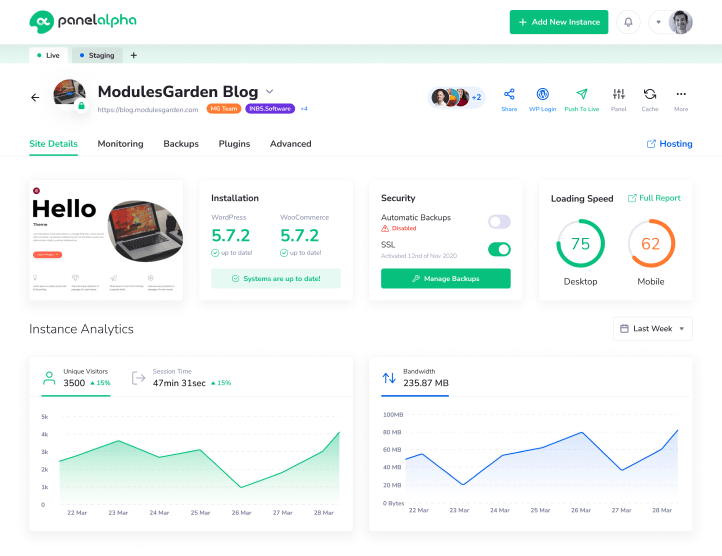 PanelAlpha - Gain Advantage With Full WordPress Automation