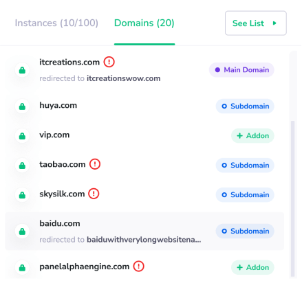 Services - PanelAlpha Administration - Screenshot 2
