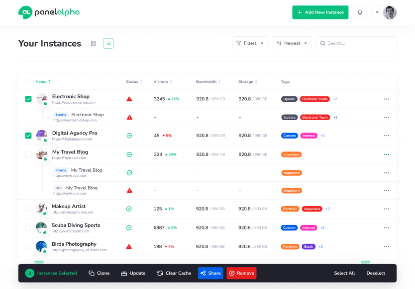 Smooth Scalability - PanelAlpha Next-Level Client Panel - Screenshot 5