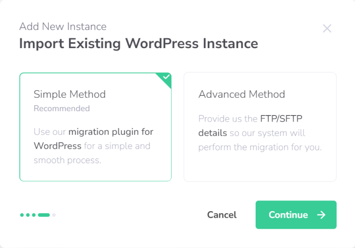 Simple or Advanced Workflow - PanelAlpha Automatic Migrations - Screenshot 2