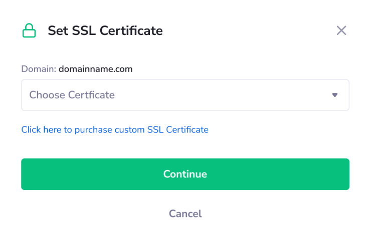 SSL Certificates Management - PanelAlpha WordPress Instances Management - Screenshot 1
